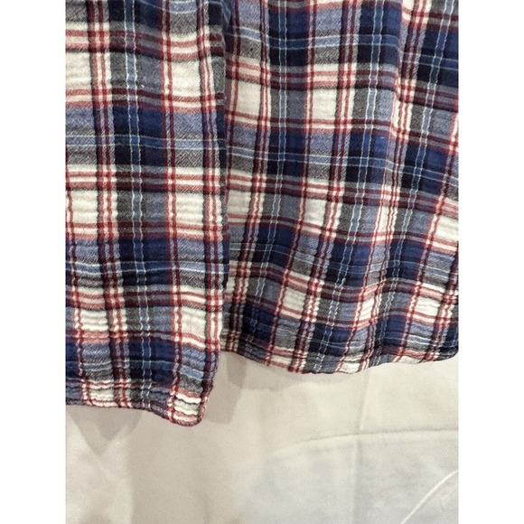 William Rast Blue and Red Plaid Blouse - Picture 16 of 16